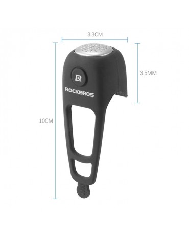 Campana Impermeable Rockbros Bicicleta Pito Electrico Pro Campana Impermeable Rockbros Bicicleta Pito Electrico Pro