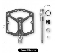 Pedal Rockbros Pro Bicicleta Agarre Grip Ciclismo Pedales