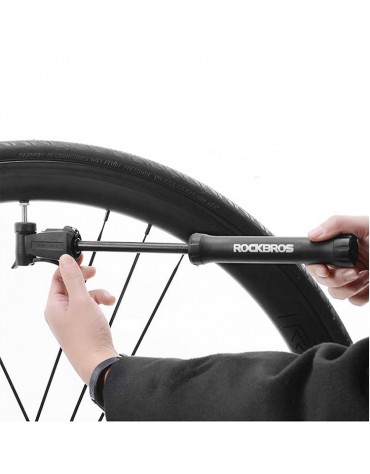 Bomba Aire Bicicleta Inflador Portátil Bidirección Rockbros Bomba Aire Bicicleta Inflador Portátil Bidirección Rockbros