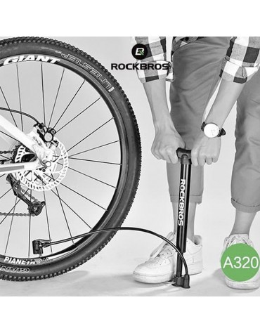 Bomba Aire Bicicleta Inflador Portátil Bidirección Rockbros Bomba Aire Bicicleta Inflador Portátil Bidirección Rockbros