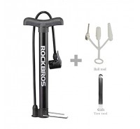 Bomba Aire Rockbros Bicicleta Inflador Portátil De Piso