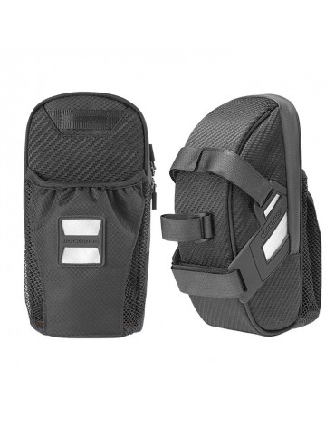 Bolso Sillín Rockbros Con Porta Caramañola Alforja Impermeable Bolso Sillín Rockbros Con Porta Caramañola Alforja Impermeable