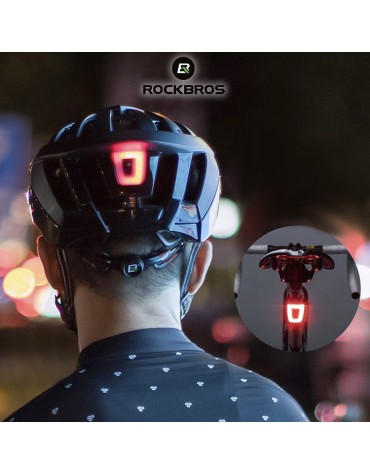 Cola Rockbros Luz Posterior De Bicicleta Led Alta Potencia Cola Rockbros Luz Posterior De Bicicleta Led Alta Potencia