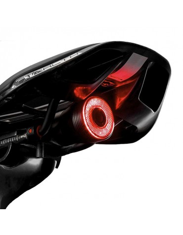 Luz Trasera Rockbros Smart Para Bicicleta Stop Inteligente Luz Trasera Rockbros Smart Para Bicicleta Stop Inteligente
