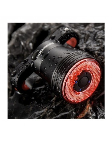 Luz Trasera Rockbros Smart Para Bicicleta Stop Inteligente Luz Trasera Rockbros Smart Para Bicicleta Stop Inteligente