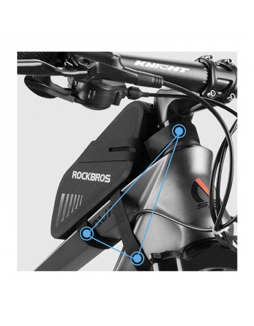 Alforja Porta Herramienta Bicicleta Bolso Deportivo Rockbros AS-078 Alforja Porta Herramienta Bicicleta Bolso Deportivo Rockbros AS-078