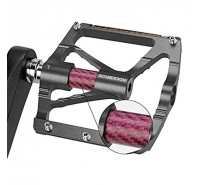 Pedales Bicicleta Mtb En Aluminio Grip Reflectivos Rockbros
