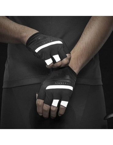 Guantes Cortos Rockbros Ciclismo Mtb Transpirables Gym Moto Guantes Cortos Rockbros Ciclismo Mtb Transpirables Gym Moto