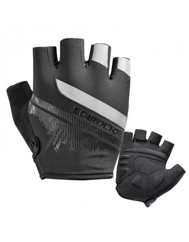 Guantes Cortos Rockbros Ciclismo Mtb Transpirables Gym Moto Guantes Cortos Rockbros Ciclismo Mtb Transpirables Gym Moto