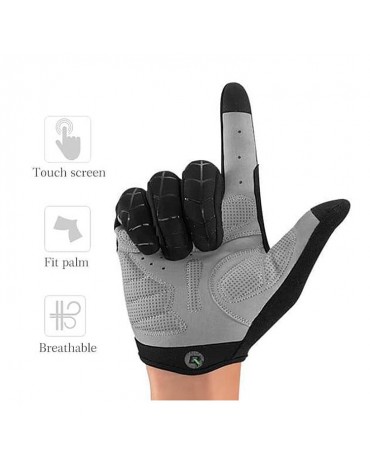 Guantes Rockbros Ciclismo Mtb Spider Transpirables Táctiles Guantes Rockbros Ciclismo Mtb Spider Transpirables Táctiles
