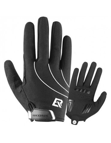 Guantes Rockbros Ciclismo Moto Térmico Táctil Relleno Gel S107 Guantes Rockbros Ciclismo Moto Térmico Táctil Relleno Gel S107