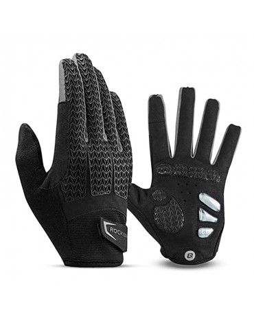 Guantes Rockbros Ciclismo Moto Térmico Táctil Relleno Gel S169 Guantes Rockbros Ciclismo Moto Térmico Táctil Relleno Gel S169