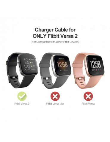 Cargador De Base Compatible Con Watch Fitbit Versa 2 Premium Cargador De Base Compatible Con Watch Fitbit Versa 2 Premium