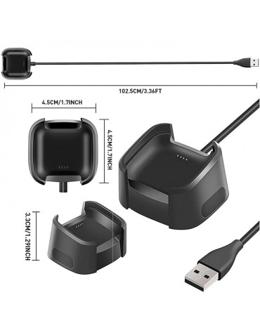 Cargador De Base Compatible Con Watch Fitbit Versa 2 Premium Cargador De Base Compatible Con Watch Fitbit Versa 2 Premium