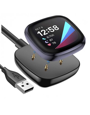 Cargador De Base Compatible Con Watch Fitbit Versa 3 / Sense Cargador De Base Compatible Con Watch Fitbit Versa 3 / Sense