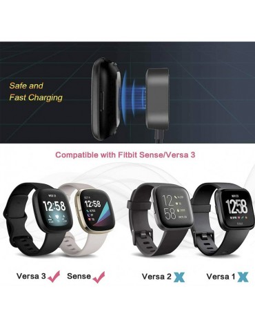Cargador De Base Compatible Con Watch Fitbit Versa 3 / Sense Cargador De Base Compatible Con Watch Fitbit Versa 3 / Sense