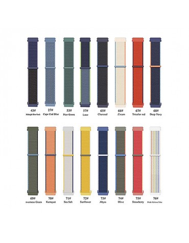 Correa Nylon Pulso Compatible Samsung Watch Huawei Gt2 22mm Correa Nylon Pulso Compatible Samsung Watch Huawei Gt2 22mm
