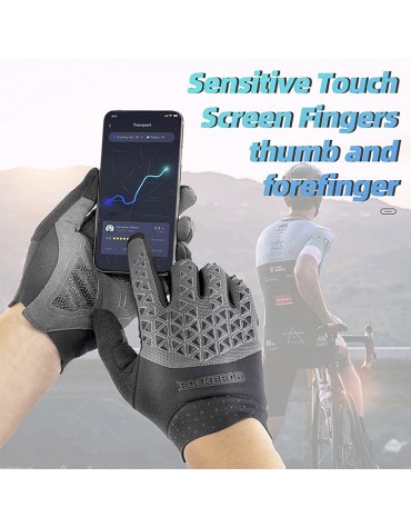 Rockbros Guantes Ciclismo Mtb Térmicos Protección Nudillos.HOLA Rockbros Guantes Ciclismo Mtb Térmicos Protección Nudillos.HOLA