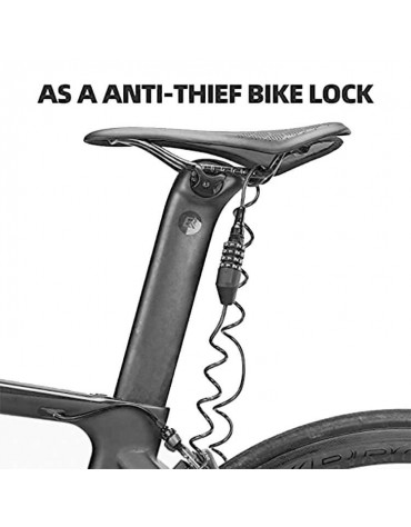 Candado de Seguridad Con Clave Rockbros para Bicicleta o Moto | haplaz.com Candado de Seguridad Con Clave Rockbros para Bicicleta o Moto | haplaz.com