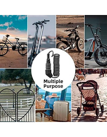 Candado de Seguridad Con Clave Rockbros para Bicicleta o Moto | haplaz.com Candado de Seguridad Con Clave Rockbros para Bicicleta o Moto | haplaz.com