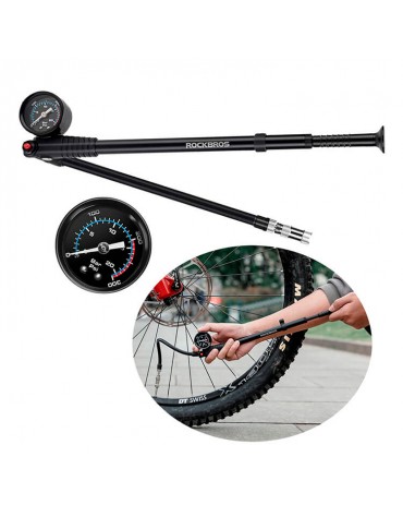 Bomba de Aire Rockbros Máxima Potencia 300psi para Bicicleta o Moto | haplaz.com