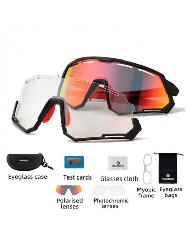Gafas Fotocromáticas + Polarizadas 2 En 1 Rockbros