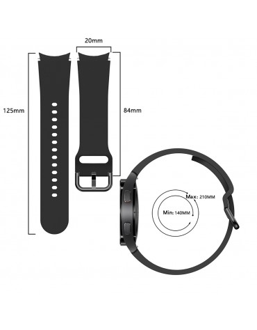 Correa Silicona Samsung Watch 4 / 4 Classic 20mm | haplaz.com Correa Silicona Samsung Watch 4 / 4 Classic 20mm | haplaz.com