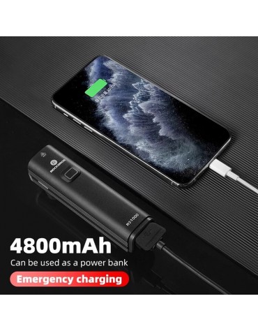 Luz Bicicleta Rockbros 1000 Lum Potente Power Bank 4800mah | haplaz.com Luz Bicicleta Rockbros 1000 Lum Potente Power Bank 4800mah | haplaz.com
