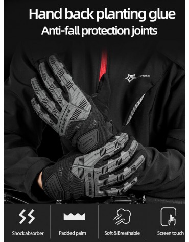 Guantes Rockbros Ciclismo Moto Térmico Táctil Relleno Gel | haplaz.com Guantes Rockbros Ciclismo Moto Térmico Táctil Relleno Gel | haplaz.com