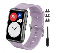 Correas Para Huawei Watch Fit Manilla de Hebilla Plateada