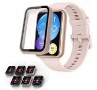 Protector Vidrio Para Huawei Watch Fit 2 Carcasa Funda