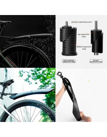 Guardabarros Rockbros Para Bicicleta Delantero y Trasero | haplaz.com Guardabarros Rockbros Para Bicicleta Delantero y Trasero | haplaz.com