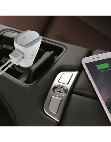 Cargador De Celular Carro Carga Rápida + Audífono Dodocool | haplaz.com Cargador De Celular Carro Carga Rápida + Audífono Dodocool | haplaz.com