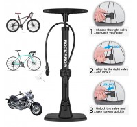 Bomba de Aire Rockbros Air-9 Barómetro Ciclismo