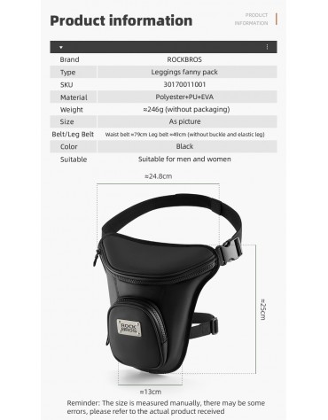 Canguro Rockbros Bolso Piernero Impermeable Deportivo | haplaz.com Canguro Rockbros Bolso Piernero Impermeable Deportivo | haplaz.com