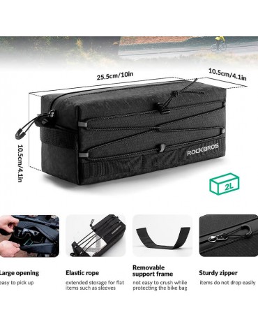 Rockbros B111 Alforja Para Bicicletas Estuche Porta Herramientas | haplaz.com Rockbros B111 Alforja Para Bicicletas Estuche Porta Herramientas | haplaz.com