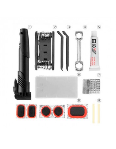 Estuche Kit Herramientas Rockbros Ciclismo Bomba Llaves | haplaz.com Estuche Kit Herramientas Rockbros Ciclismo Bomba Llaves | haplaz.com
