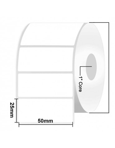 Rollo Etiquetas Adhesivas 50X25mm Térmica Directa | haplaz.com Rollo Etiquetas Adhesivas 50X25mm Térmica Directa | haplaz.com