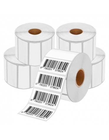 Rollo Etiquetas Adhesivas 50X25mm Térmica Directa | haplaz.com Rollo Etiquetas Adhesivas 50X25mm Térmica Directa | haplaz.com