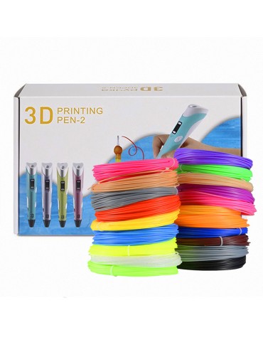 Lápiz 3D Pen Original Dibujo 3D Bolígrafo de Impresión + 24 Filamento Lápiz 3D Pen Original Dibujo 3D Bolígrafo de Impresión + 24 Filamento