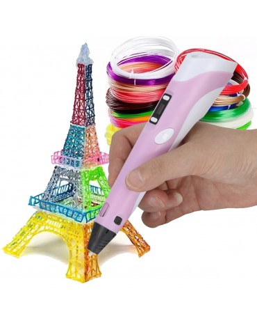 Lapiz 3D + 6 Filamentos Bolígrafo Dibujo 3D Pen Original |haplaz Lapiz 3D + 6 Filamentos Bolígrafo Dibujo 3D Pen Original |haplaz