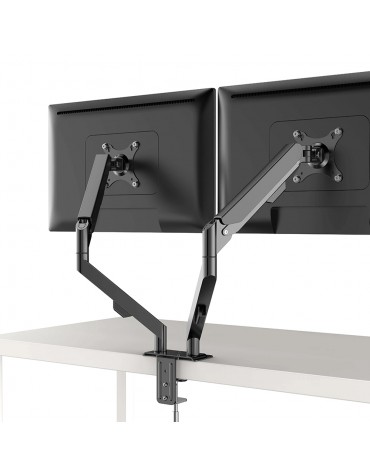 Soporte de Doble Brazo Para 2 Monitores o Pantallas | haplaz.com Soporte de Doble Brazo Para 2 Monitores o Pantallas | haplaz.com