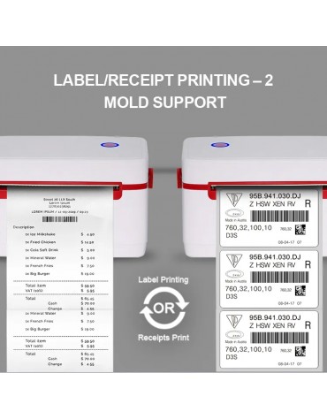 Impresora Térmica Etiquetas Y Recibos Zywell Usb + Soporte | haplaz.com Impresora Térmica Etiquetas Y Recibos Zywell Usb + Soporte | haplaz.com