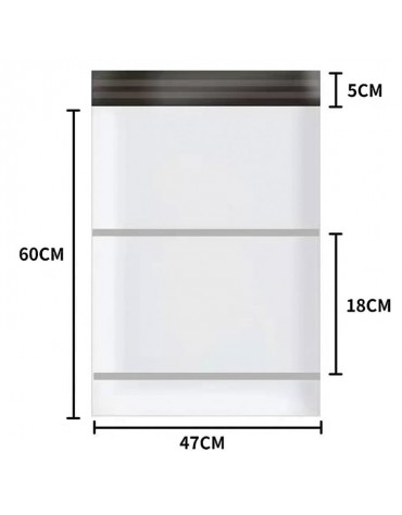 Bolsas de Seguridad Grandes Con Porta guía Para envíos 100und 47x60cm Bolsas de Seguridad Grandes Con Porta guía Para envíos 100und 47x60cm