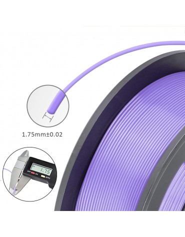 Filamento PLA Premium 1.75mm Rollo para Impresión 3D Purpura Filamento PLA Premium 1.75mm Rollo para Impresión 3D Purpura