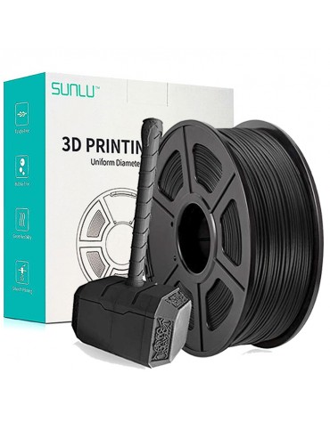 Filamento PLA Negro SUNLU Filamento PLA Negro SUNLU