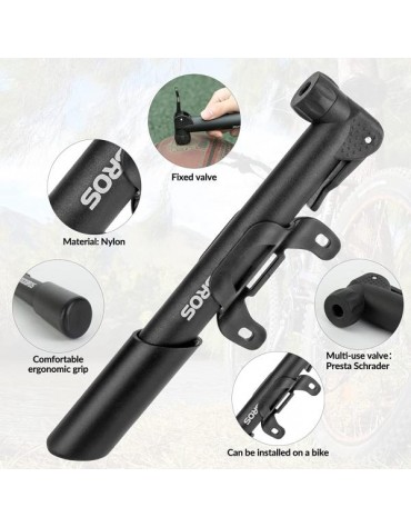 Bomba Aire Portátil Rockbros Ciclismo Balón Inflador 80 PSI | haplaz.com Bomba Aire Portátil Rockbros Ciclismo Balón Inflador 80 PSI | haplaz.com