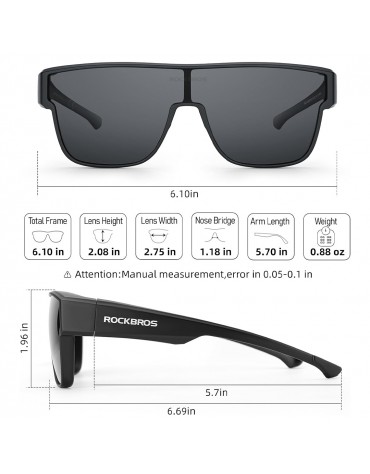 Gafas Polarizadas Rockbros Lentes Superpuestos Filtro Uv400 Gafas Polarizadas Rockbros Lentes Superpuestos Filtro Uv400