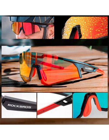 Gafas Polarizadas Rockbros Ciclismo Moto Cross Uv400