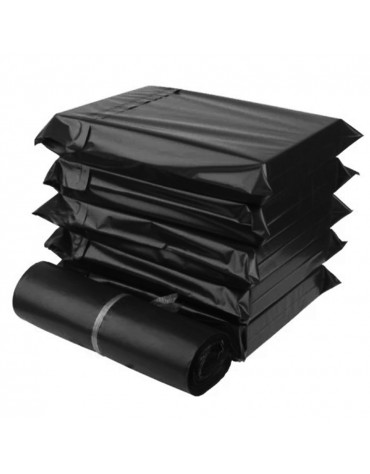 Bolsas de Seguridad Para Mensajería Negras x 100 Und Ecommerce Bolsas de Seguridad Para Mensajería Negras x 100 Und Ecommerce